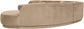 Avra - 189" Velvet Performance Fabric Upholstered Sectional