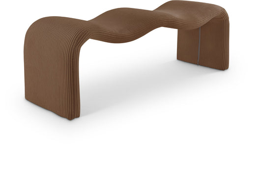 Willow - Corduroy Bench - Saddle