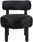 Ambre - Vegan Shearling Fabric Upholstered Accent Chair