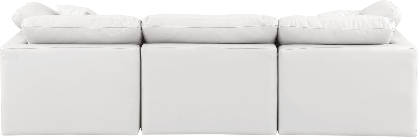 Indulge - Faux Leather 3 Seat Modular Sofa
