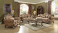 Ragenardus - Sofa With 5 Pillows - Fabric & Vintage Oak