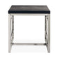 Ezra - 24" End Table - Chrome