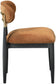 Riccio - Fabric Dining Side Chair (Set of 2) - Black And Gold Frame