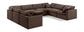 Indulge - Velvet 8 Piece Modular Sectional