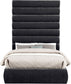 Adam - Chenille Fabric Bed With 89" Headboard