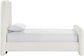 Fira - Linen Textured Fabric Upholstered Bed