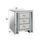 Nysa - Accent Table - Mirrored & Faux Crystals