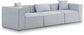 Cube - Linen Modular 3 Seat Sofa