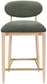 Riccio - Fabric Stool - Natural Frame