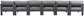 Nizuc - Outdoor Patio 6 Seat Armless Modular Sofa With Gray Frame