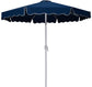 Amalfi - Aluminum Patio Umbrella - White Base / White Pole