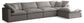 Plush - 5 Piece Modular Sectional