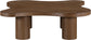 Cove - 48" Oak Veneer And Solid Wood Coffee Table