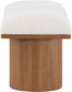 Pavilion - 2 Piece Modular Bench With Brown Base