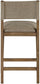 Avon - Linen Textured Performance Fabric Counter Stool