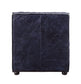 Birdie - Modular Armless Chair - Vintage Blue Top Grain Leather