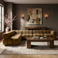 Orin - Velvet 6 Piece Modular L-Shaped Sectional
