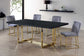 Heidi - Dining Chair with Gold Legs (Set of 2)