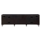 Diya - Console Cabinet - Forged Bronze & Espresso