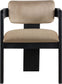 Sacha - Velvet Dining Chair With Black Base (Set of 2)