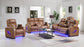 U72 - Power Reclining Sofa - Brown
