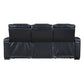 Ephron - Power Motion Sofa With Dropdown Table, Wireless Charging, Reading Light, Power Headrests & LED - Black