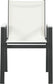 Nizuc - Outdoor Patio Dining Arm Chair With Gray Frame (Set of 2)