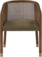Sylvan - Vegan Leather Dining Chair (Set of 2) - Brown Frame