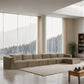 Shaggy - Fabric 6 Piece Modular Sectional With Chaise