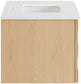 Leonardo - Engineered Stone And Solid Wood 24" Wall Mounted Bathroom Vanity