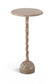 Helix - Genuine Marble Top And Aluminum Base End / Side Table
