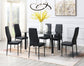 D635 - Dining Side Chair (Set of 2) - Black