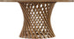 Hexon - 60" Oak Veneer And Solid Wood Dining Table - Brown