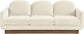 Diviento - Velvet Performance Fabric Upholstered Sofa