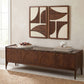 Veya - 71" Genuine Marble And Mango Wood Media Console
