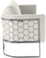 Casa - Loveseat with Chrome Legs