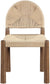 Bohemia - Woven Seagrass Cord And Solid Wood Dining Chair (Set of 2) - Beige