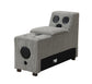 U243 - 6 Piece Sectional (2 Armless Chairs, 1 Console, 1 Right Chaise, 1 LAF Seat, 1 Wedge) - Gray