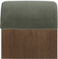 Sable - Velvet Performance Fabric Upholstered Bench