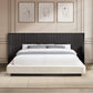 Clayten - Queen Bed - Beige / Espresso