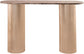 Cindra - Genuine Marble Top And Iron Base Console Table