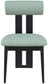 Dario - Faux Leather Dining Chair With Black Frame (Set of 2)
