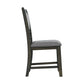 Amherst - Dining Side Chair With Fabric Cushion Side Stretcher (Set of 2) - Gray Finish