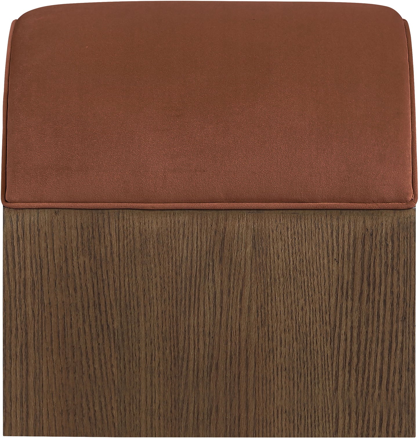 Sable - Velvet Performance Fabric Upholstered Bench