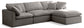 Plush - 4 Piece Modular Sectional