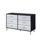Myles - Dresser - Black, Silver & Gold