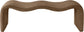 Willow - Faux Leather Bench - Brown
