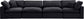 Comfy - Velvet Modular Sofa 4 Seats