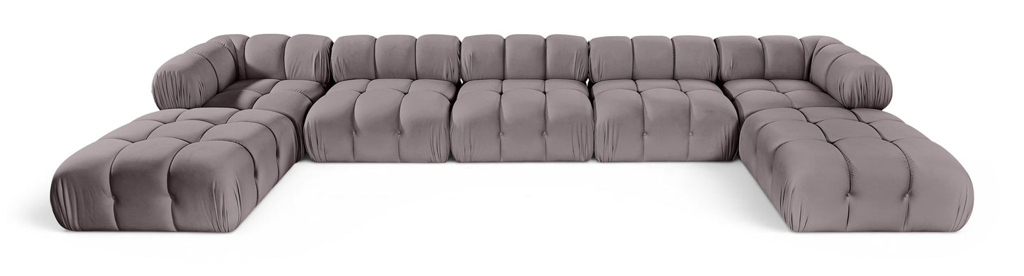 Orin - 7 Piece Modular Sectional (3 Modular Chairs, 2 Corner Chairs & 2 Ottomans)