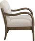 Helmsley - Performance Fabric Upholstered Accent Chair - Brown Frame